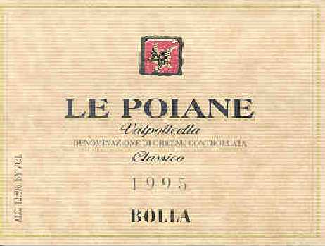 Le Poiane Valpolicella Classico DOC 1995 - Bolla