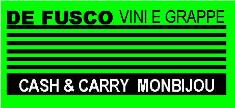 De Fusco Vini Grappe Cash & Carry Monbijou Berna